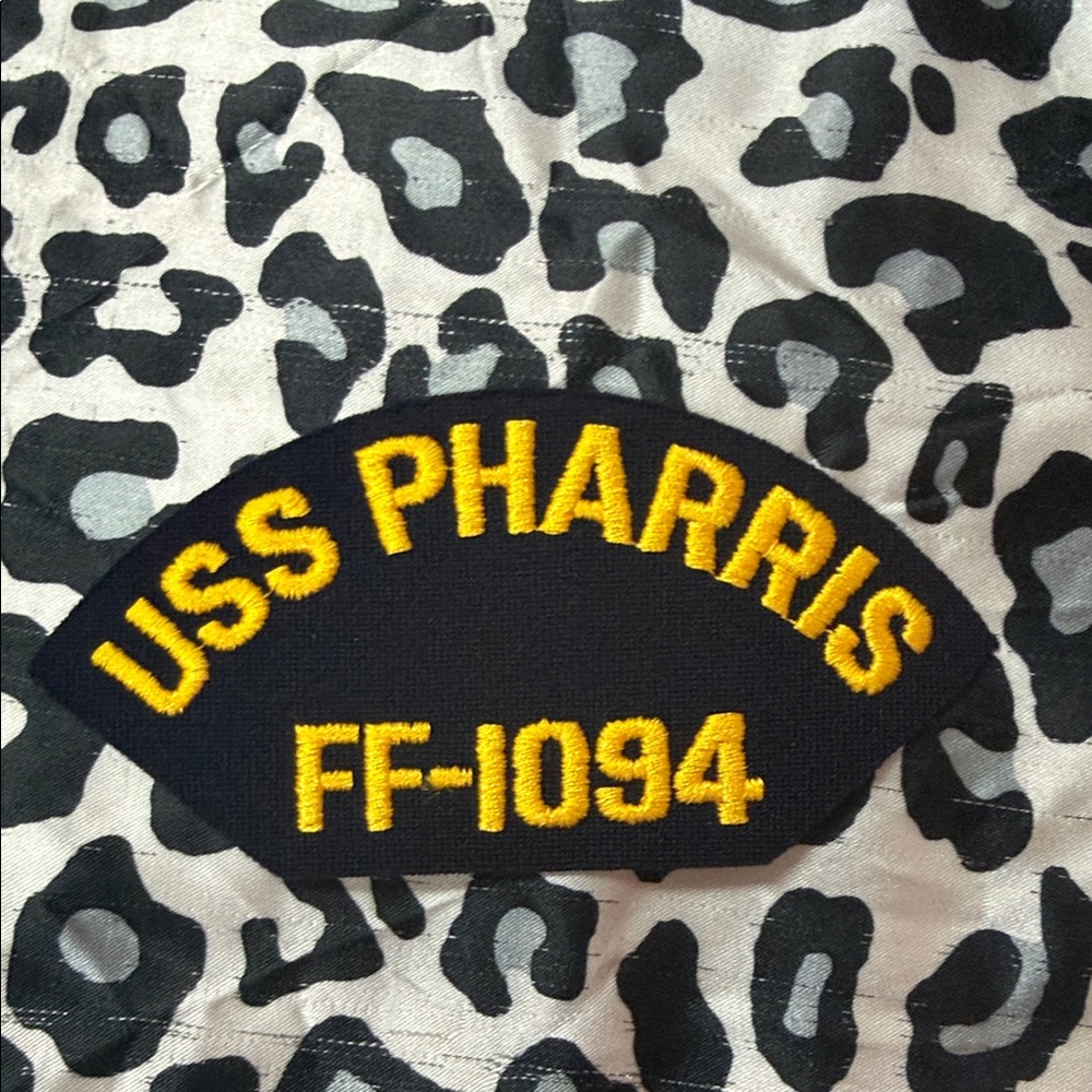 USS Pharris FF-1094 embroidered naval Patch